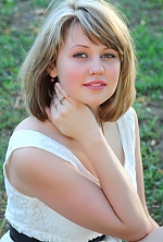 Ukrainian mail order bride Alena from Nikolaev with blonde hair and blue eye color - image 4