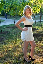 Ukrainian mail order bride Alena from Nikolaev with blonde hair and blue eye color - image 7