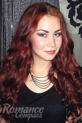 Ukrainian mail order bride Victoriya from Zaporozhye with red hair and grey eye color - image 1