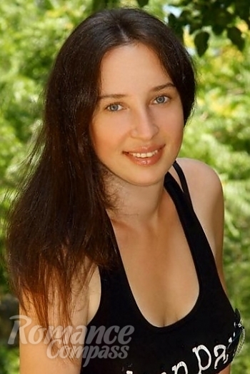 Ukrainian mail order bride Elena from Odessa with light brown hair and blue eye color - image 1