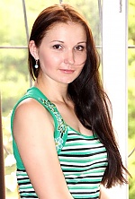 Ukrainian mail order bride Lyudmila from Lugansk with brunette hair and green eye color - image 6
