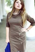 Ukrainian mail order bride Alina from Nikolaev with light brown hair and grey eye color - image 2