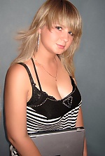Ukrainian mail order bride Anna from Lugansk with blonde hair and blue eye color - image 2