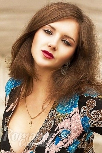 Ukrainian mail order bride Nadezhda from Novaya Odessa with auburn hair and grey eye color - image 1