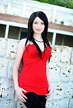 Ukrainian mail order bride Yuliya from Kherson with black hair and blue eye color - image 2