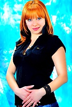 Ukrainian mail order bride Olga from Lugansk with red hair and grey eye color - image 2