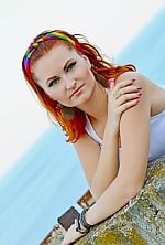 Ukrainian mail order bride Olga from Simferopol with red hair and green eye color - image 5
