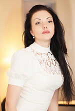 Ukrainian mail order bride Elena from Nikolaev with black hair and green eye color - image 2