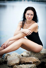 Ukrainian mail order bride Svetlana from Nikolaev with black hair and blue eye color - image 3