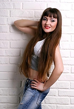 Ukrainian mail order bride Alina from Chuguev with brunette hair and hazel eye color - image 3