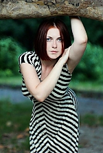 Ukrainian mail order bride Anastasia from Kharkov with red hair and blue eye color - image 4