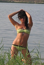 Ukrainian mail order bride Natalia from Kharkov with brunette hair and green eye color - image 5