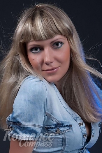Ukrainian mail order bride Alena from Zaporozhye with blonde hair and blue eye color - image 1