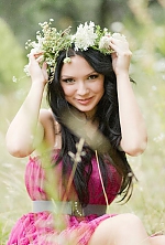 Ukrainian mail order bride Anastasia from Poltava with black hair and hazel eye color - image 3
