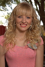 Ukrainian mail order bride Katya from Nikolaev with blonde hair and blue eye color - image 3