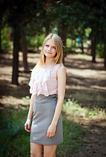 Ukrainian mail order bride Anna from Nikolaev with blonde hair and blue eye color - image 3