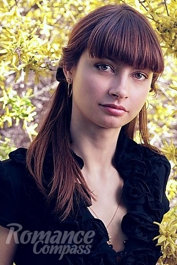 Ukrainian mail order bride Ekaterina from Zaporozhye with light brown hair and green eye color - image 1