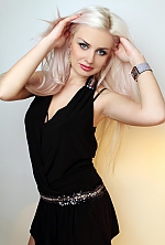 Ukrainian mail order bride Kristina from Nikolaev with blonde hair and blue eye color - image 4