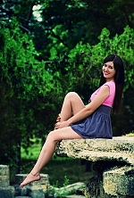 Ukrainian mail order bride Victoria from Nikolaev with brunette hair and grey eye color - image 3