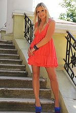 Ukrainian mail order bride Larisa from Odessa with blonde hair and green eye color - image 3