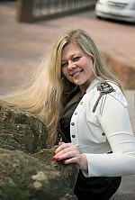 Ukrainian mail order bride Julia from Dnipro with blonde hair and blue eye color - image 3