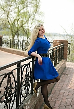 Ukrainian mail order bride Julia from Dnipro with blonde hair and blue eye color - image 5