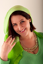 Ukrainian mail order bride Anna from Kharkov with light brown hair and green eye color - image 2