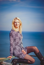 Ukrainian mail order bride Anastasia from Yalta with blonde hair and blue eye color - image 3