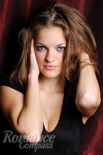 Ukrainian mail order bride Diana from Kharkov with light brown hair and blue eye color - image 1