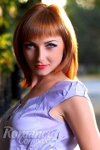 Ukrainian mail order bride Tatyana from Nikolaev with red hair and grey eye color - image 1