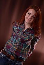 Ukrainian mail order bride Maria from Cherkassy with red hair and grey eye color - image 3