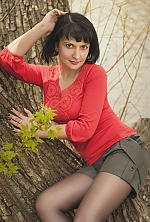 Ukrainian mail order bride Nataliya from Kharkov with black hair and green eye color - image 3