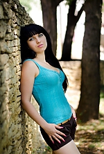 Ukrainian mail order bride Katharina from Kherson with black hair and blue eye color - image 4