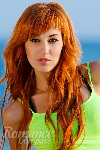 Ukrainian mail order bride Anastasiya from Sevastopol with red hair and hazel eye color - image 1