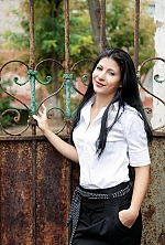Ukrainian mail order bride Julia from Kherson with black hair and black eye color - image 7