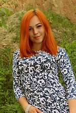 Ukrainian mail order bride Anastasia from Kherson with red hair and hazel eye color - image 3