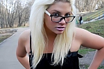 Ukrainian mail order bride Kristyna from Harykov with blonde hair and hazel eye color - image 5