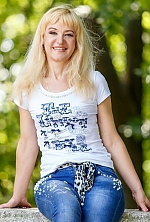 Ukrainian mail order bride Alla from Poltava with blonde hair and green eye color - image 7