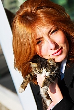 Ukrainian mail order bride Lyudmila from Kharkov with red hair and blue eye color - image 4