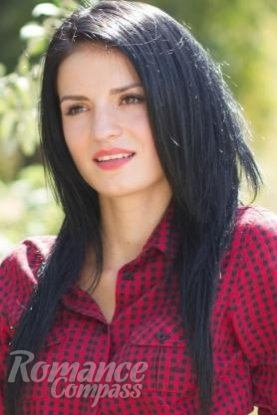 Ukrainian mail order bride Anastasiya from Nikolaev with light brown hair and hazel eye color - image 1