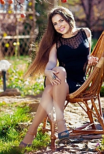 Ukrainian mail order bride Juliya from Kherson with black hair and blue eye color - image 3