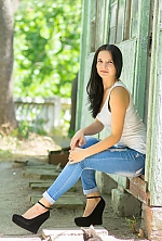 Ukrainian mail order bride Viktoria from Mykolaiv with black hair and brown eye color - image 9