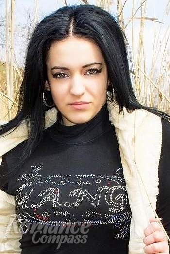 Ukrainian mail order bride Galina Dudarenko from Zaporozhye with black hair and hazel eye color - image 1