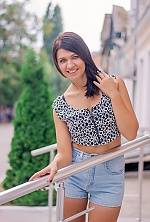 Ukrainian mail order bride Veronica from Nikolaev with brunette hair and green eye color - image 8