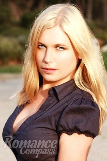 Ukrainian mail order bride Viktoria from Kharkov with blonde hair and blue eye color - image 1