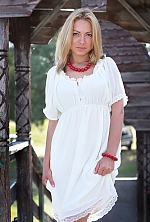 Ukrainian mail order bride Alena from Kharkov with blonde hair and green eye color - image 4