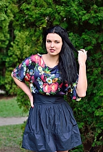 Ukrainian mail order bride Olya from Cherkassy with black hair and green eye color - image 6