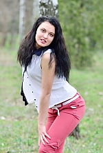 Ukrainian mail order bride Olya from Cherkassy with black hair and green eye color - image 4