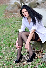 Ukrainian mail order bride Olya from Cherkassy with black hair and green eye color - image 5