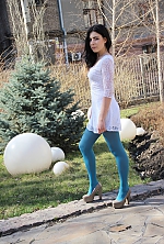 Ukrainian mail order bride Nadya from Zaporozhye with black hair and green eye color - image 7